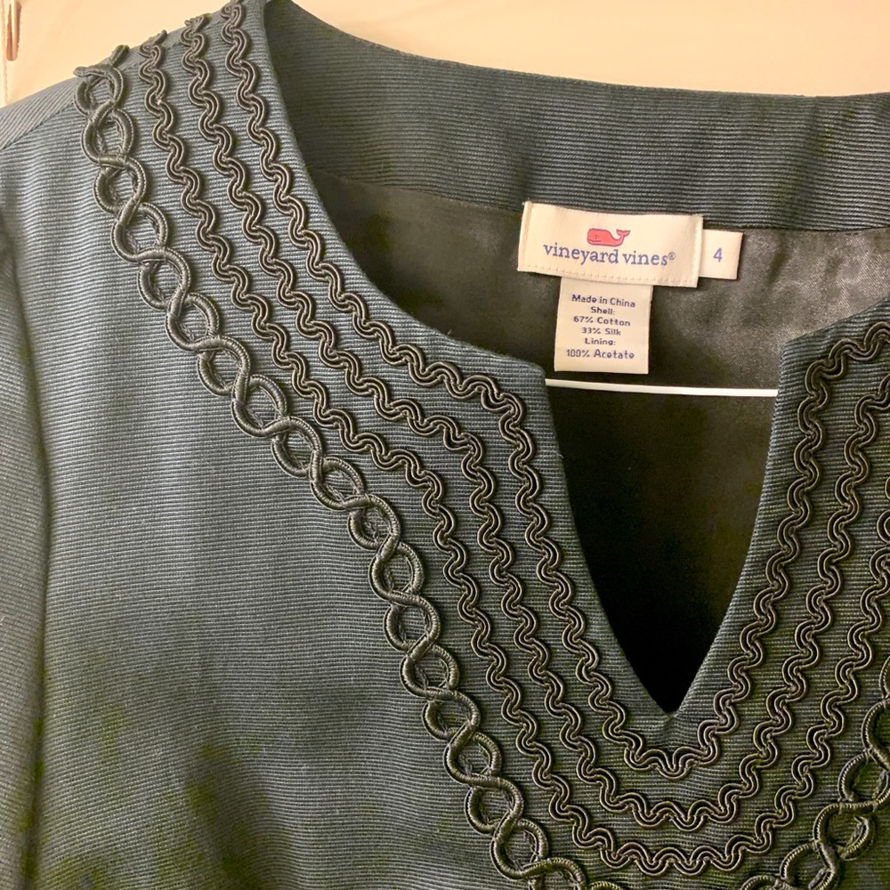 Vineyard Vines Black Tunic Top